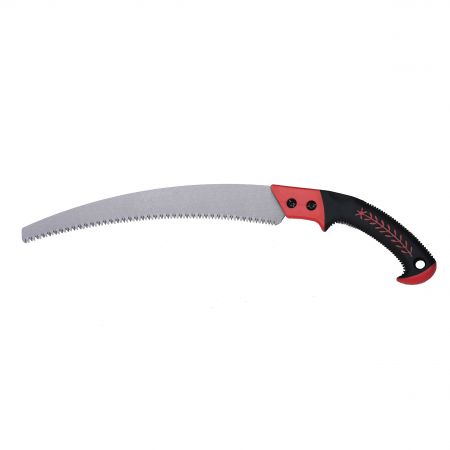 13inch Extra-Sharp Curved Pruning Saw - Soteck gardening curved blade hand saw with triple ground teeth